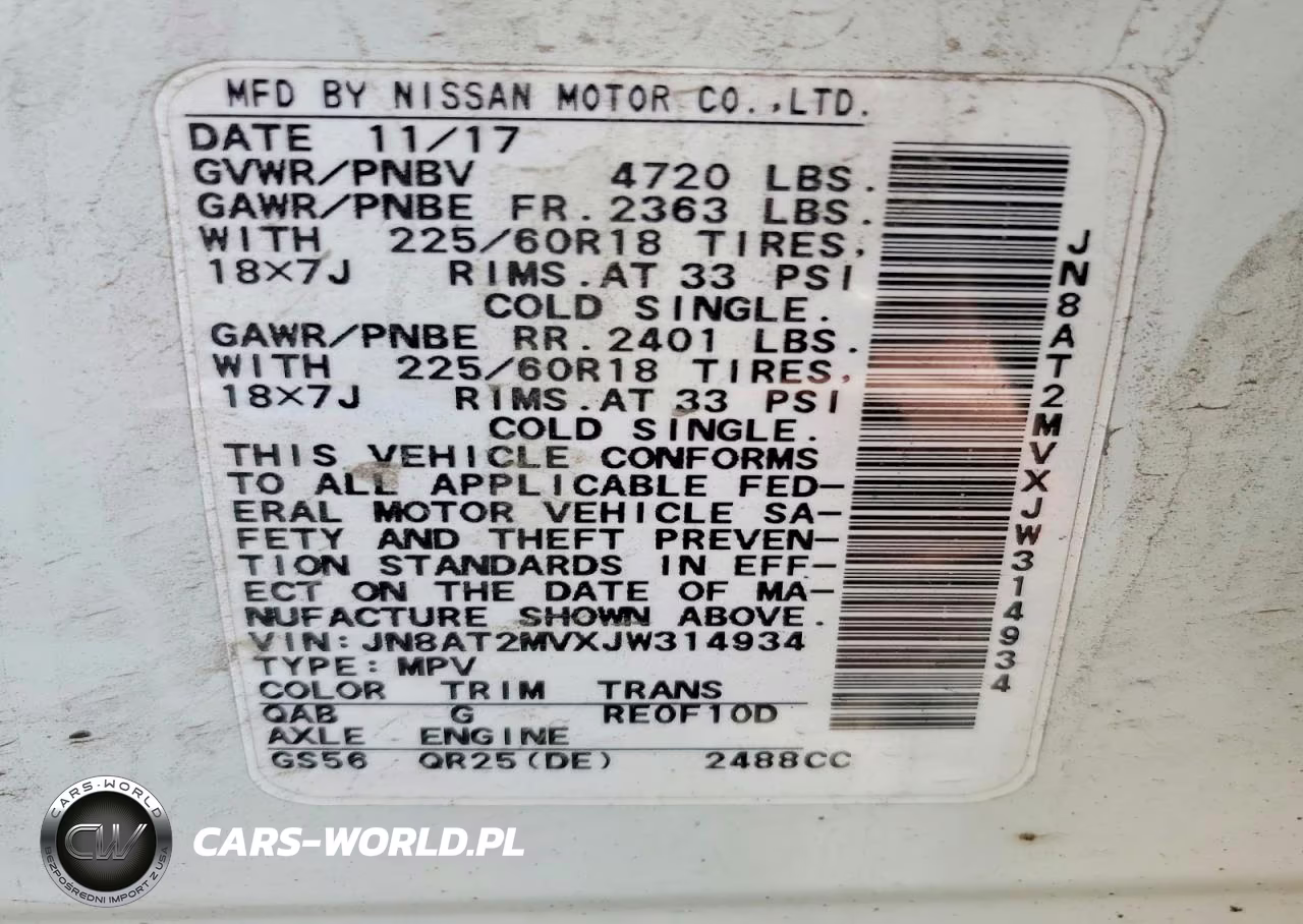 2018 Nissan Rogue Sl VIN:JN8AT2MVXJW314934 - 13