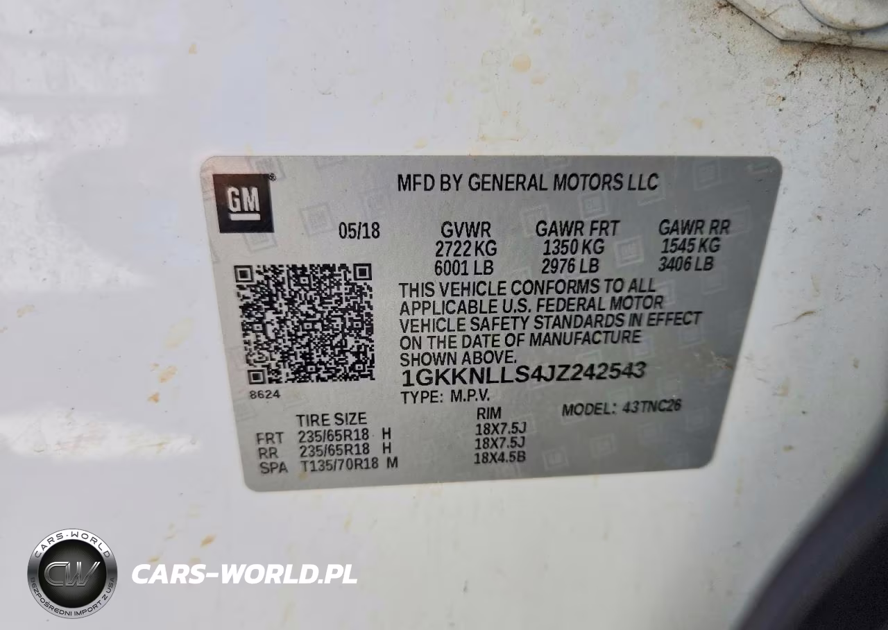 2018 GMC Acadia Sle VIN:1GKKNLLS4JZ242543 - 13