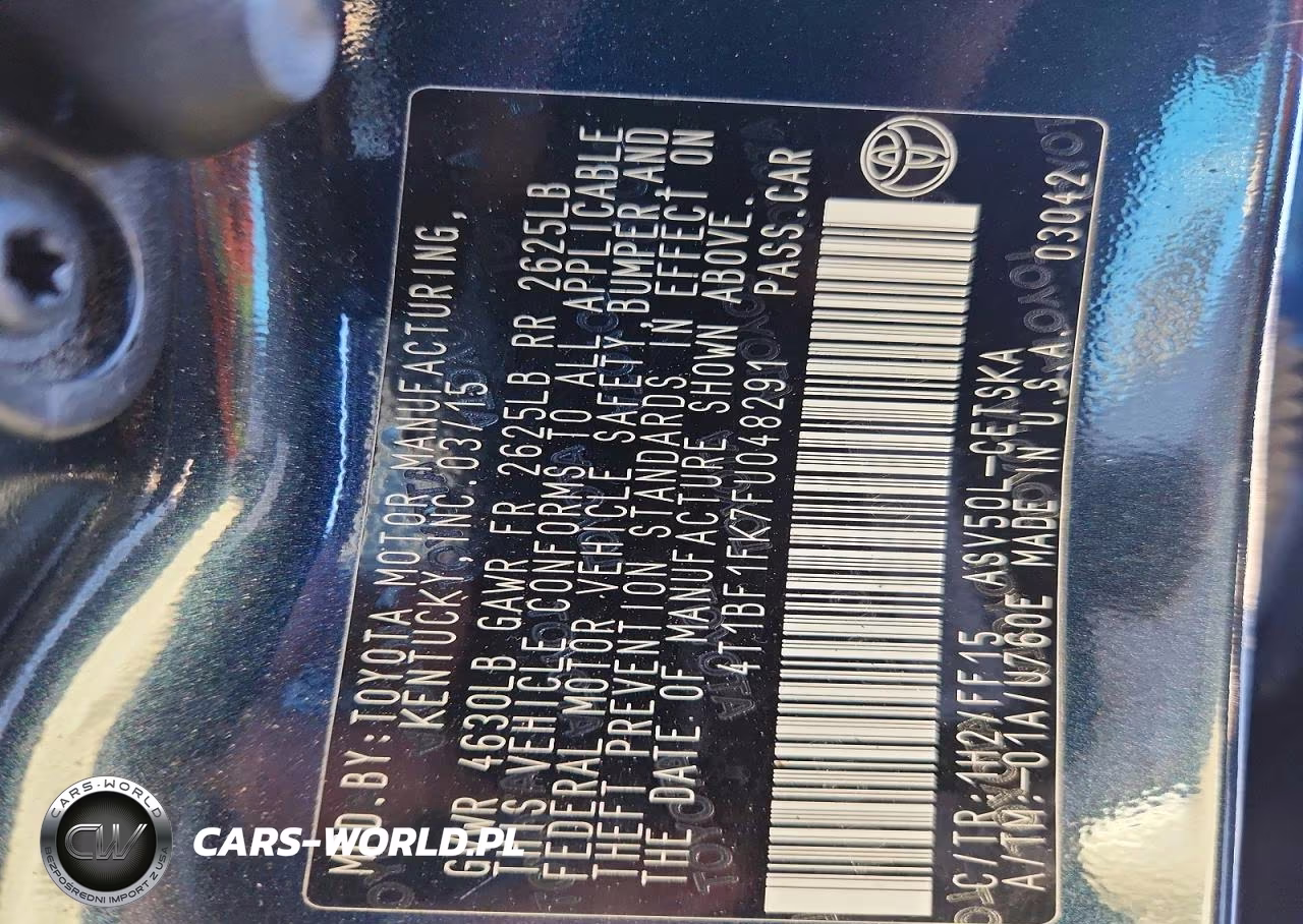2015 Toyota Camry Se VIN:4T1BF1FK7FU048291 - 13