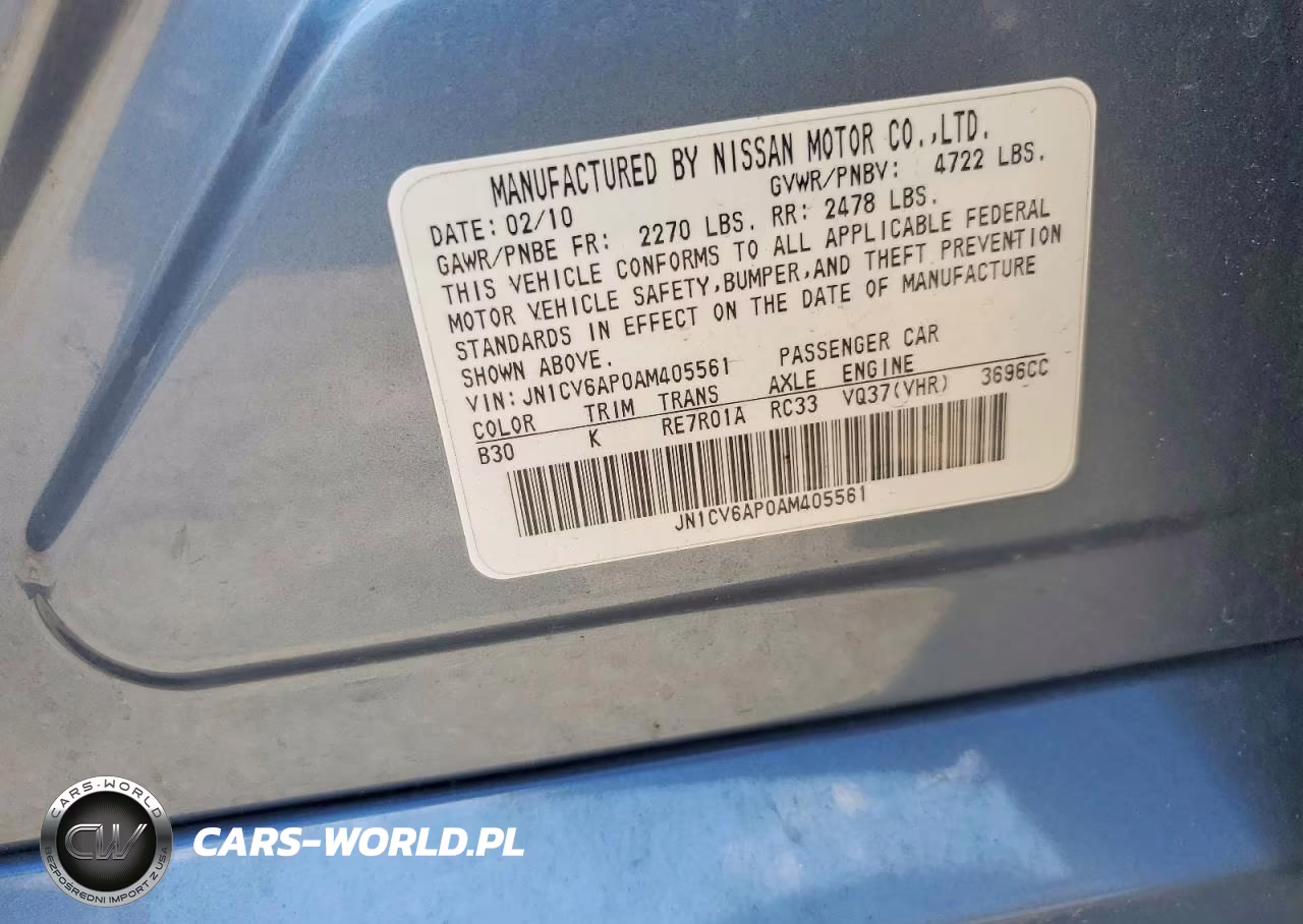 2010 Infiniti G37 Sedan Base VIN:JN1CV6AP0AM405561 - 12