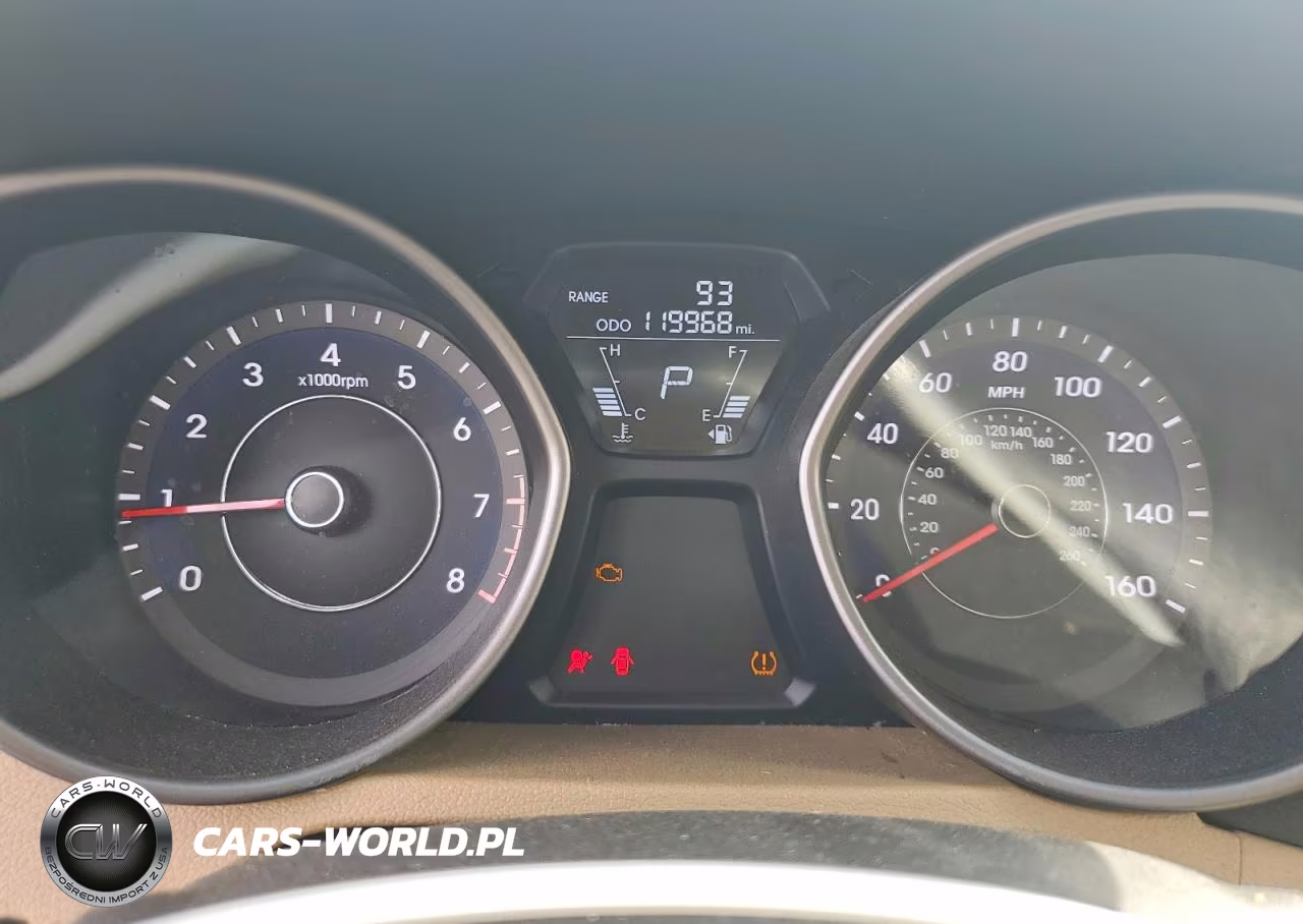 2013 Hyundai Elantra Gls VIN:5NPDH4AE5DH205592 - 9