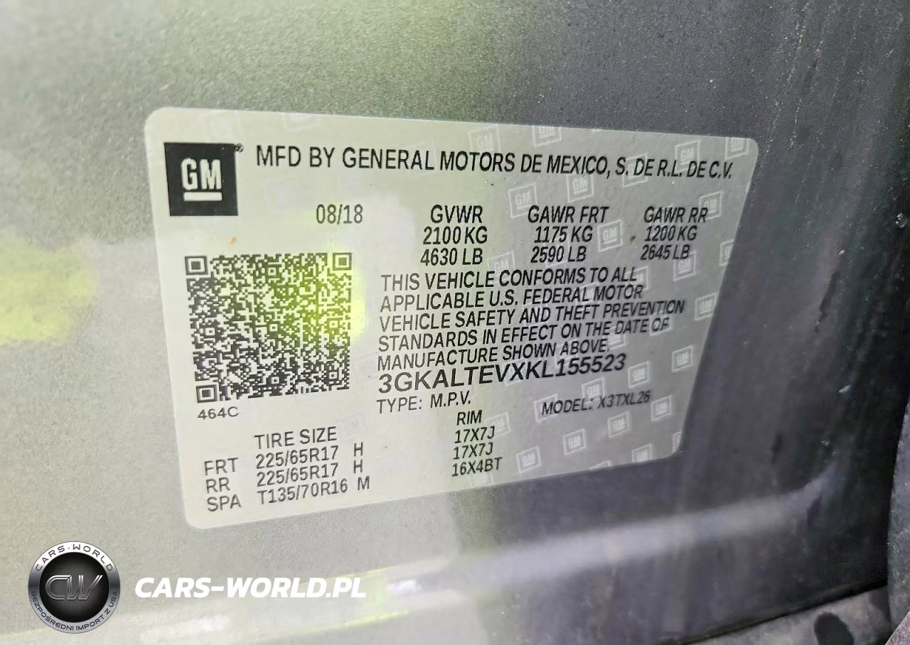 2019 GMC Terrain Sle VIN:3GKALTEVXKL155523 - 13
