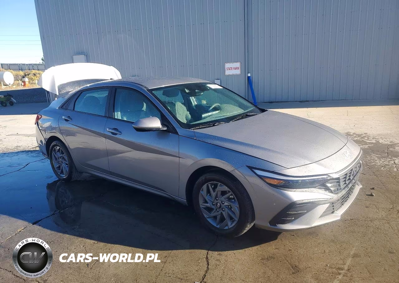 2025 Hyundai Elantra Hybrid Blue VIN:KMHLM4DJ9SU140390 - 4