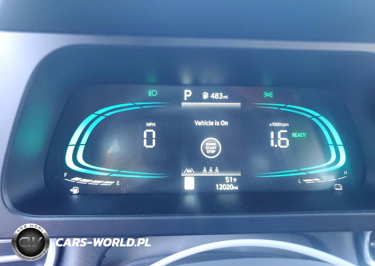 2025 Hyundai Elantra Hybrid Blue VIN:KMHLM4DJ9SU140390 - 9