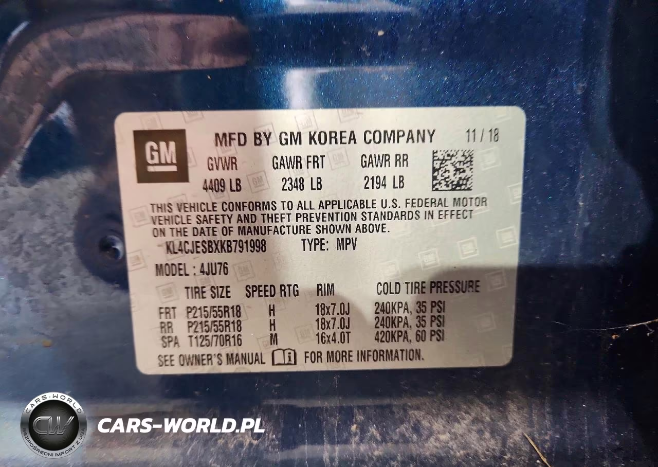 2019 Buick Encore Preferred VIN:KL4CJESBXKB791998 - 13