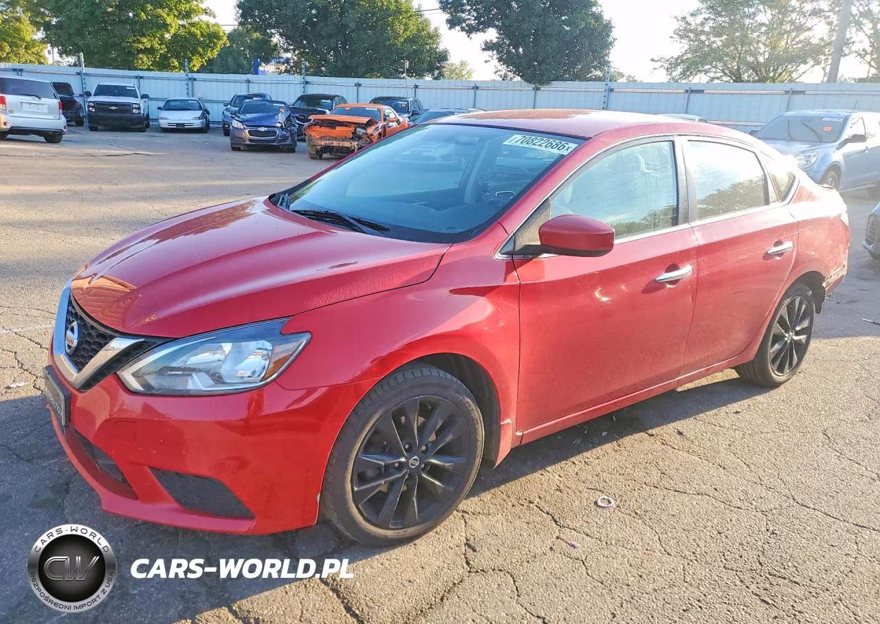 2019 Nissan Sentra Sv VIN:3N1AB7APXKL609513 - 1