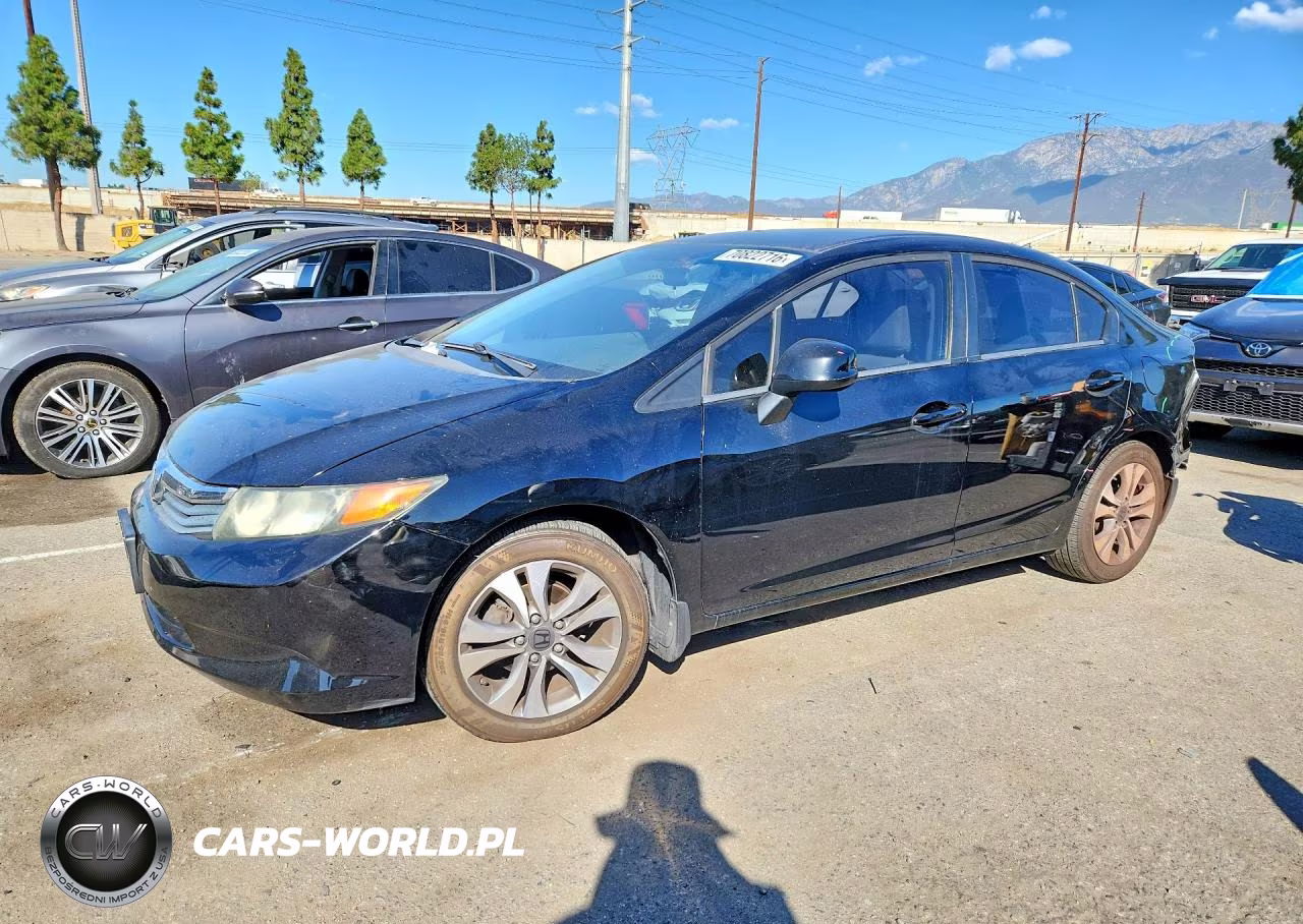 2012 Honda Civic Lx VIN:19XFB2F56CE353051 - 1