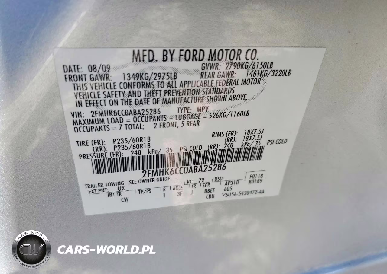 2010 Ford Flex Sel VIN:2FMHK6CC0ABA25286 - 13