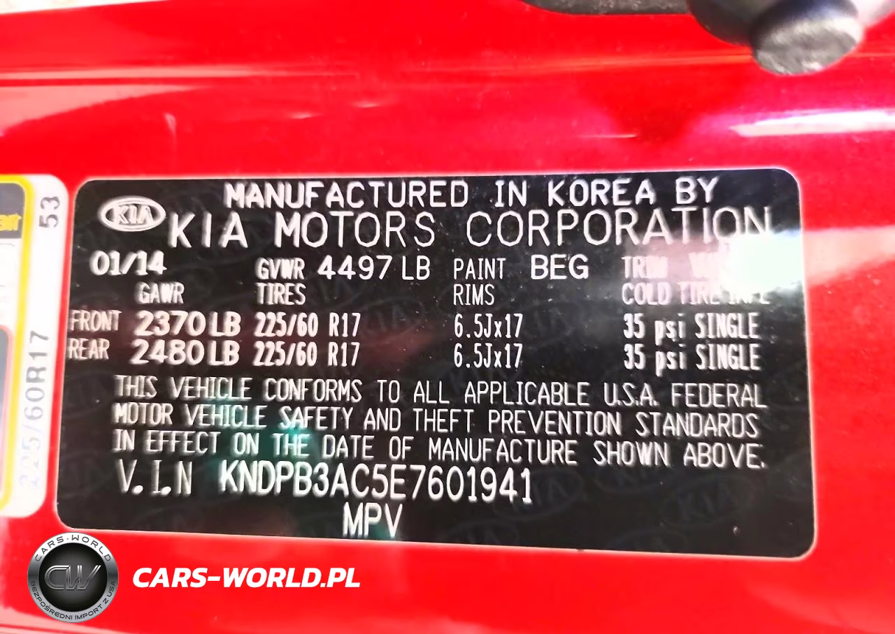 2014 Kia Sportage Lx VIN:KNDPB3AC5E7601941 - 13