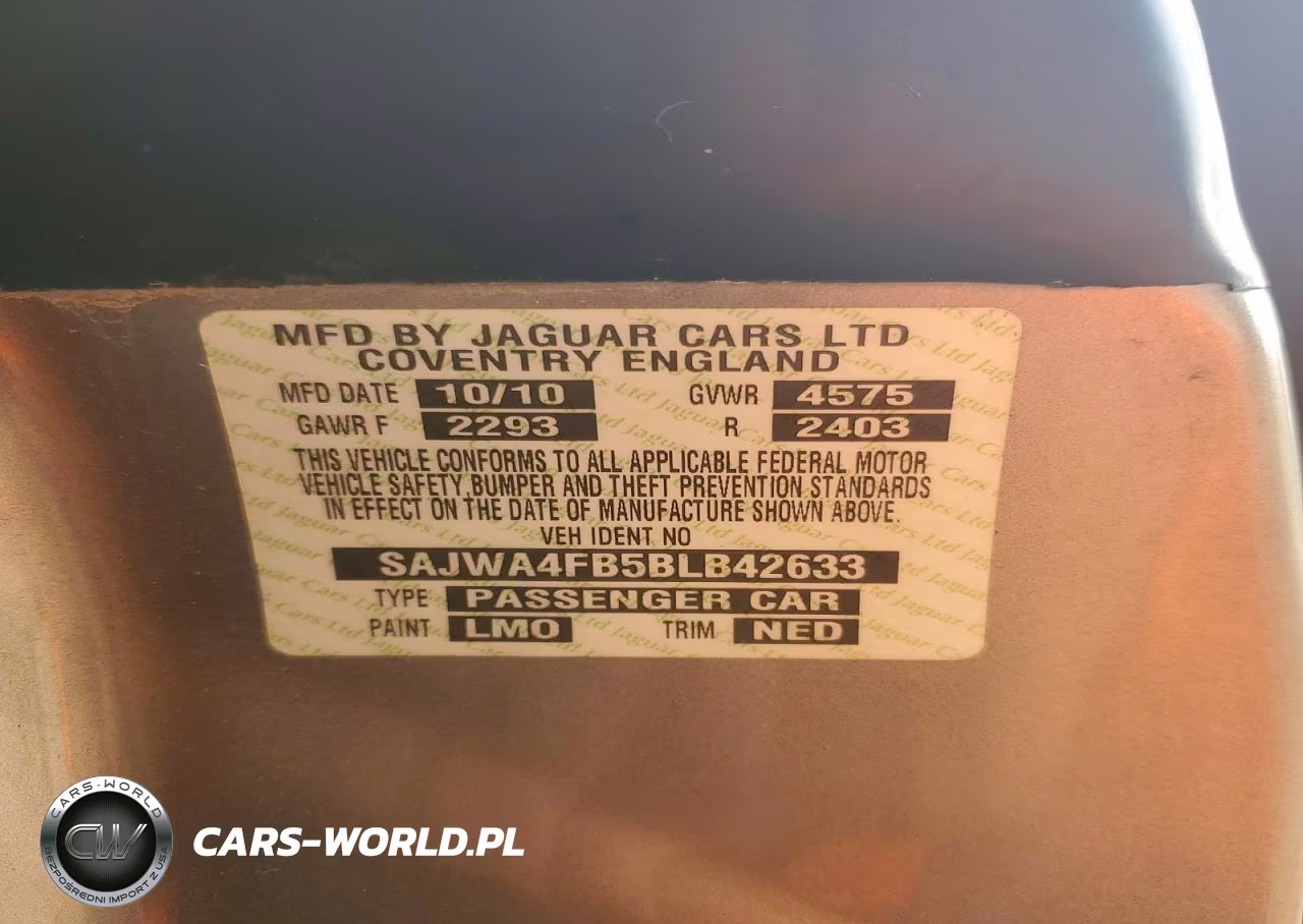 2011 Jaguar Xk VIN:SAJWA4FB5BLB42633 - 12