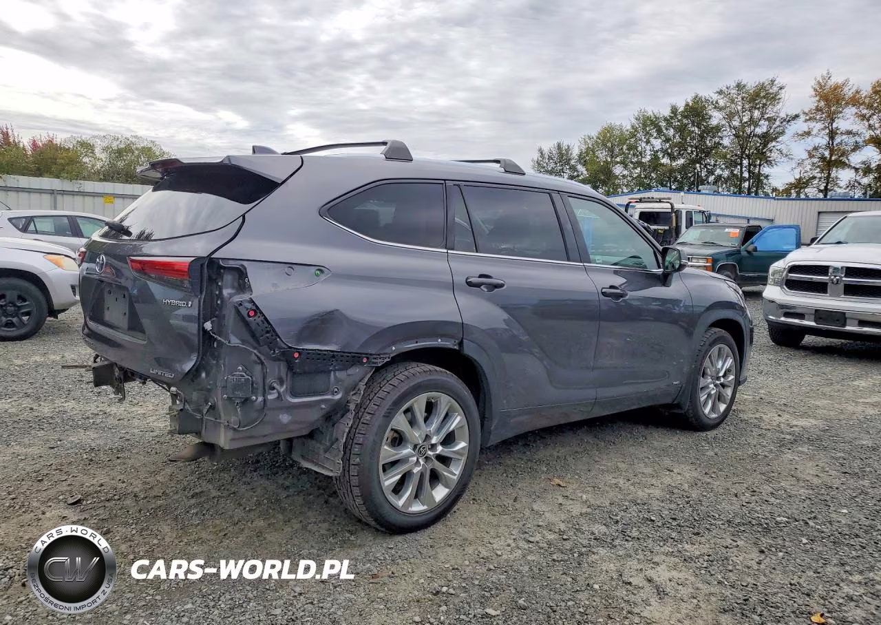 2022 Toyota Highlander Hybrid Limited VIN:5TDXBRCH6NS545543 - 3