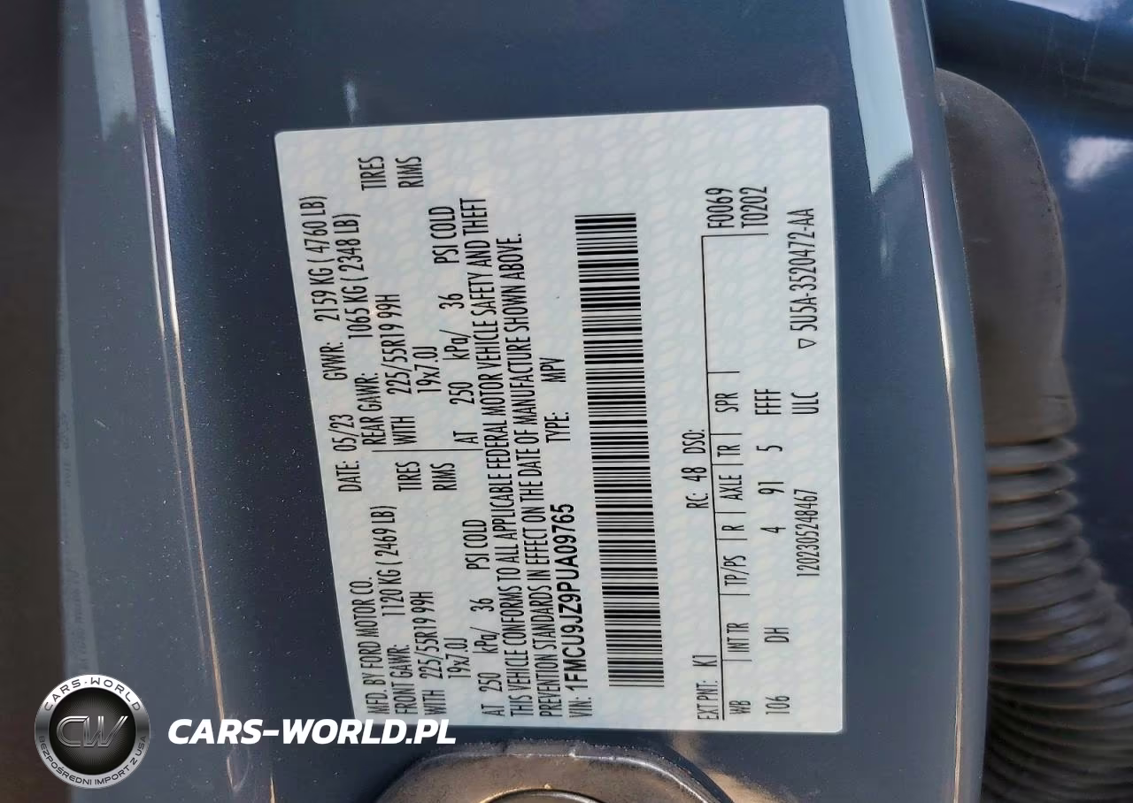 2023 Ford Escape Platinum VIN:1FMCU9JZ9PUA09765 - 13