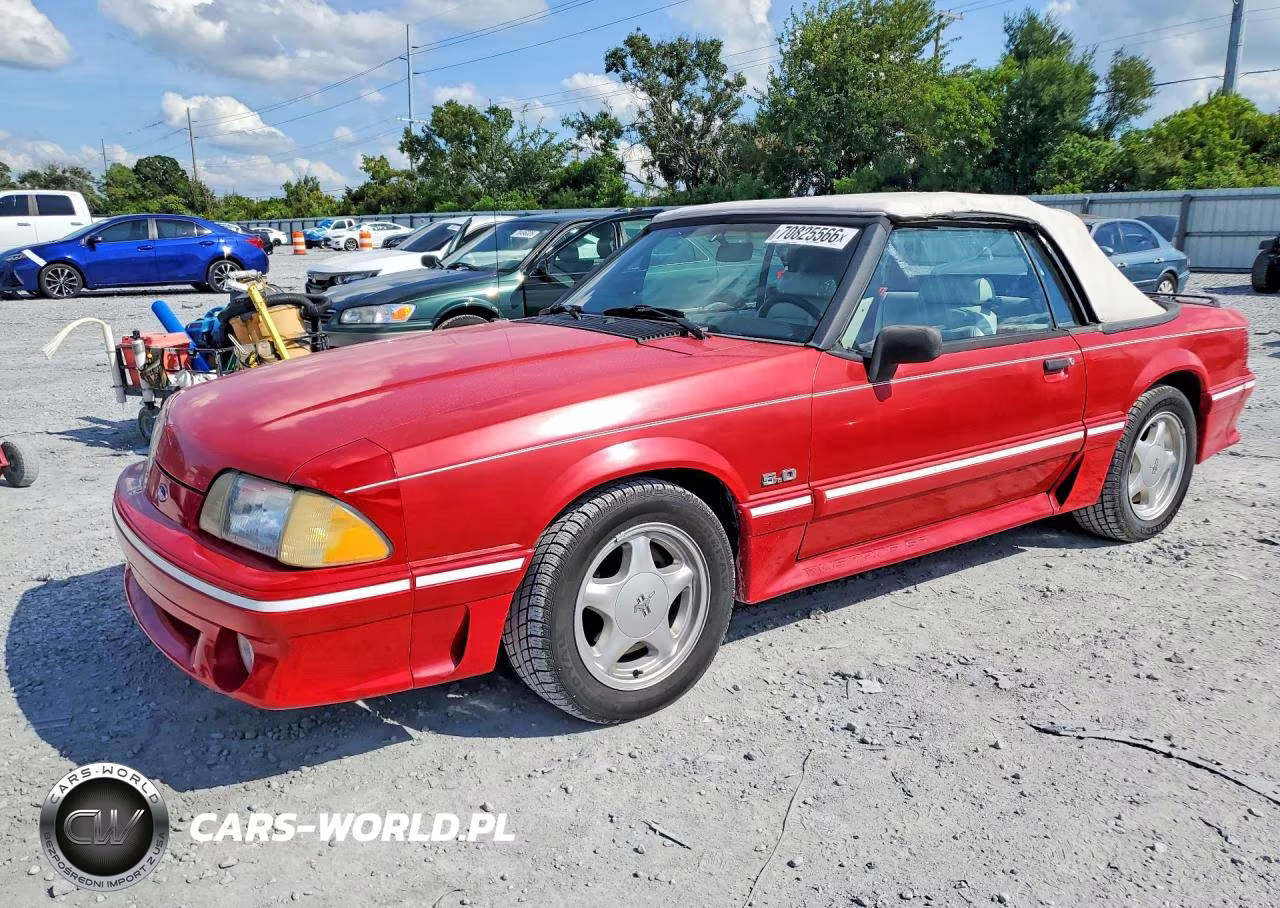 1991 Ford Mustang Gt VIN:1FACP45E4MF140324 - 1