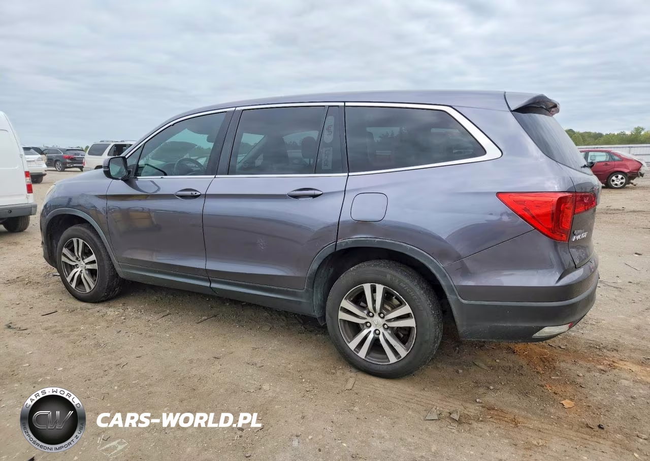2016 Honda Pilot Exl VIN:5FNYF6H55JB011647 - 2