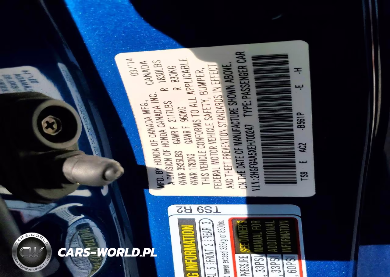 2014 Honda Civic Si VIN:2HGFG4A5XEH700247 - 12