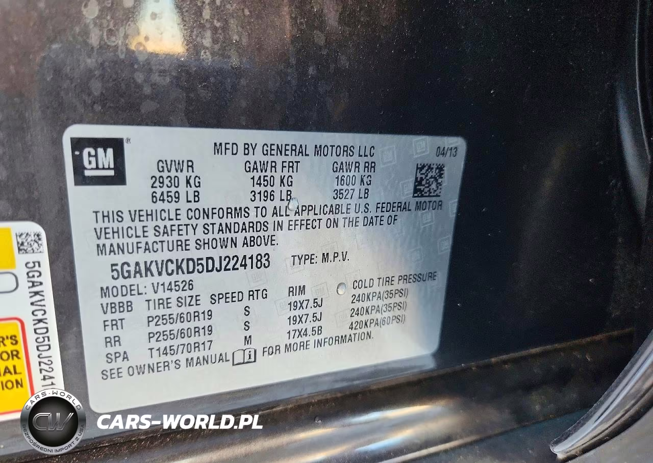 2013 Buick Enclave VIN:5GAKVCKD5DJ224183 - 14