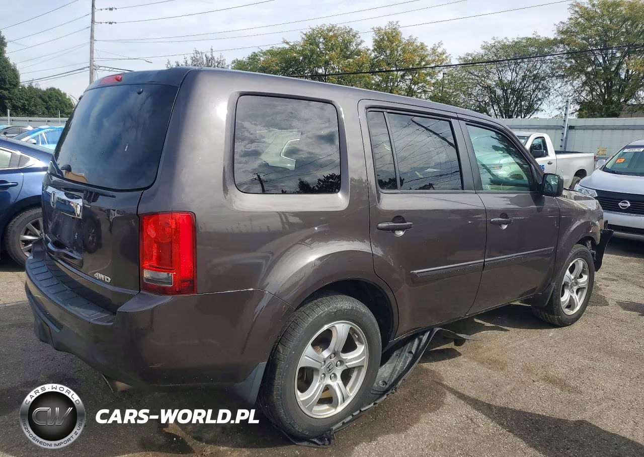 2012 Honda Pilot Ex VIN:5FNYF4H48CB015500 - 3