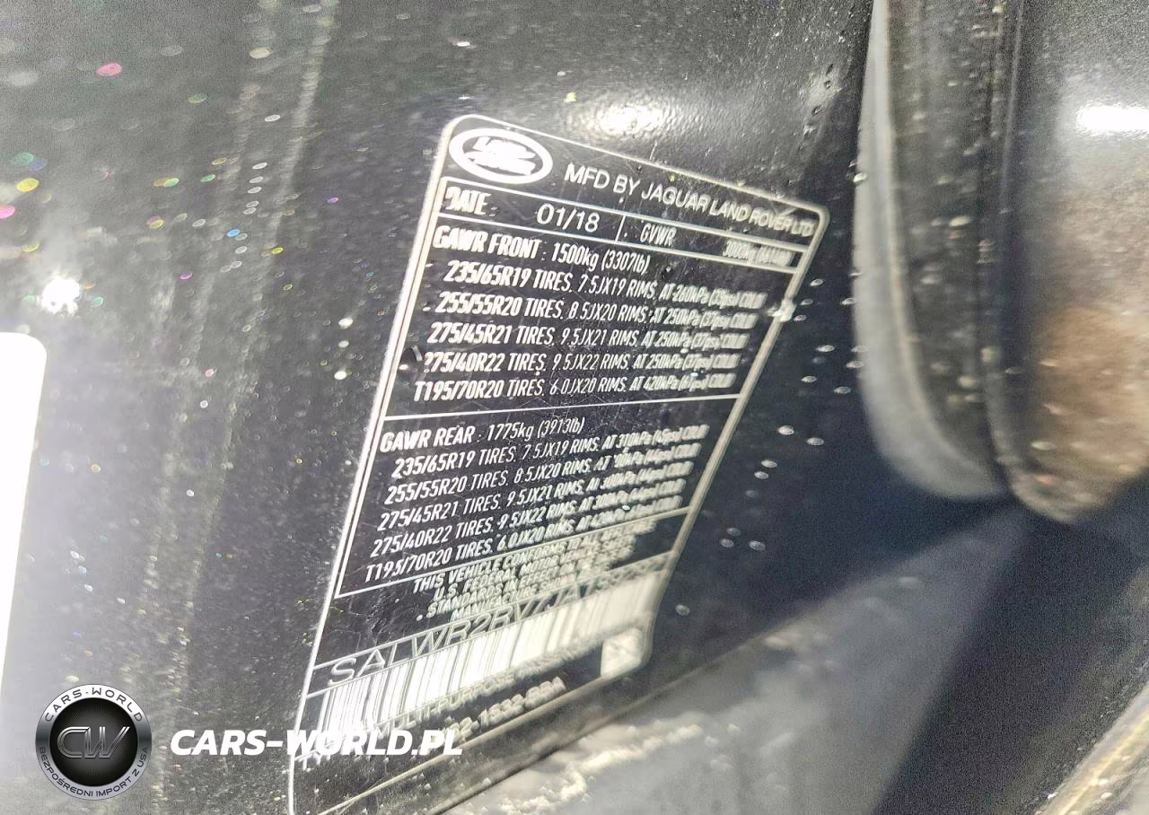 2018 Land Rover Range Rover Sport Hse VIN:SALWR2RV7JA189292 - 13