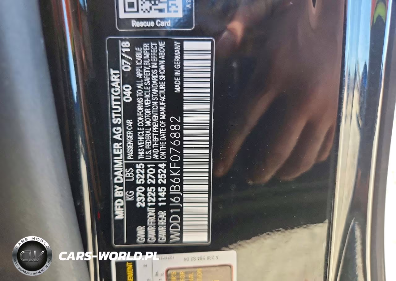 2019 Mercedes-Benz E 450 4Matic VIN:WDD1J6JB6KF076882 - 12