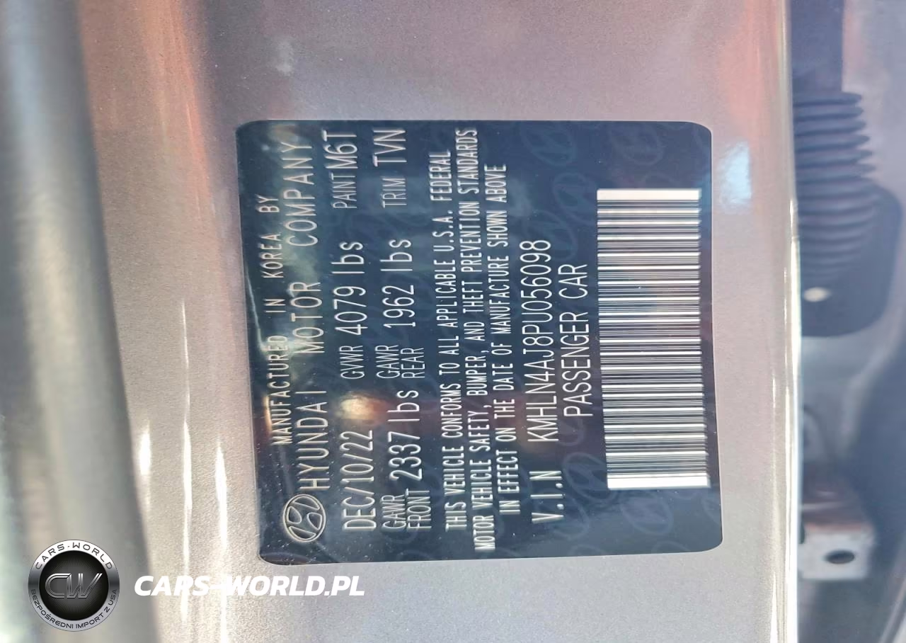 2023 Hyundai Elantra Limited VIN:KMHLN4AJ8PU056098 - 12