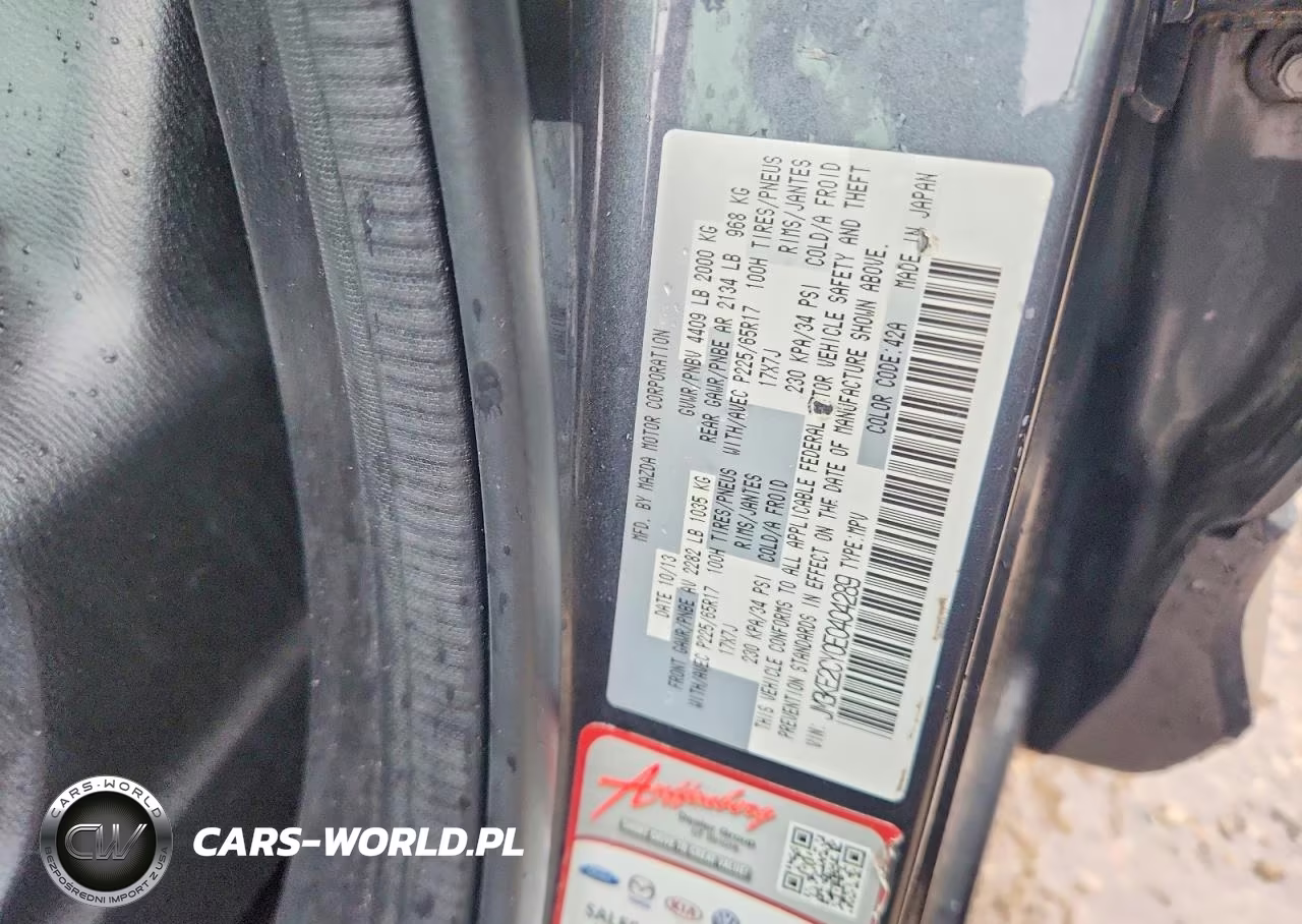 2014 Mazda Cx-5 Touring VIN:JM3KE2CY0E0404289 - 12