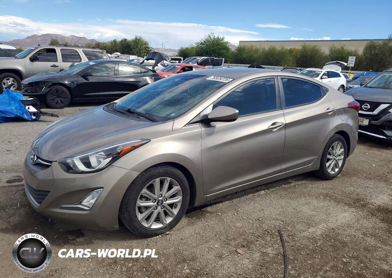 2015 Hyundai Elantra Se VIN:5NPDH4AE6FH590860 - 1