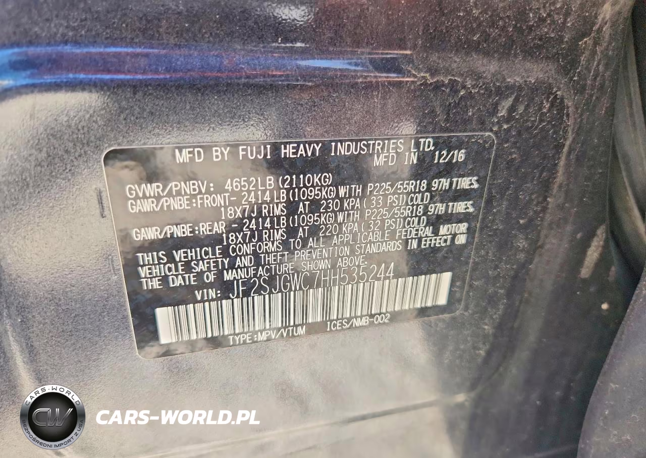2017 Subaru Forester 2.0Xt Touring VIN:JF2SJGWC7HH535244 - 13