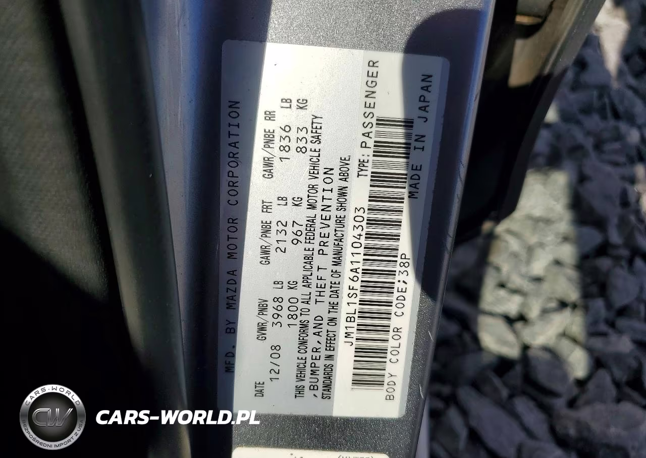 2010 Mazda 3 I VIN:JM1BL1SF6A1104303 - 12