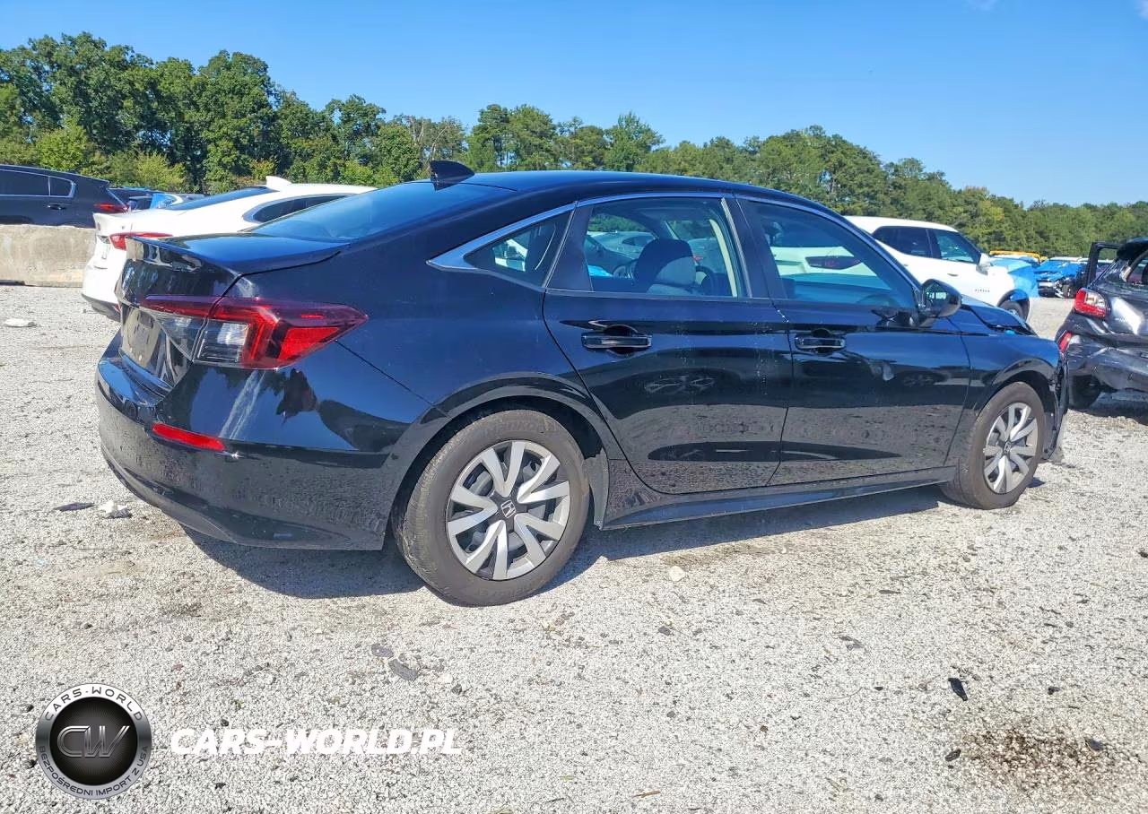 2025 Honda Civic Lx VIN:2HGFE2F26SH600277 - 3