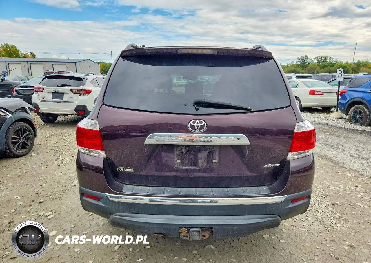 2012 Toyota Highlander Se VIN:5TDBK3EH6CS158881 - 6