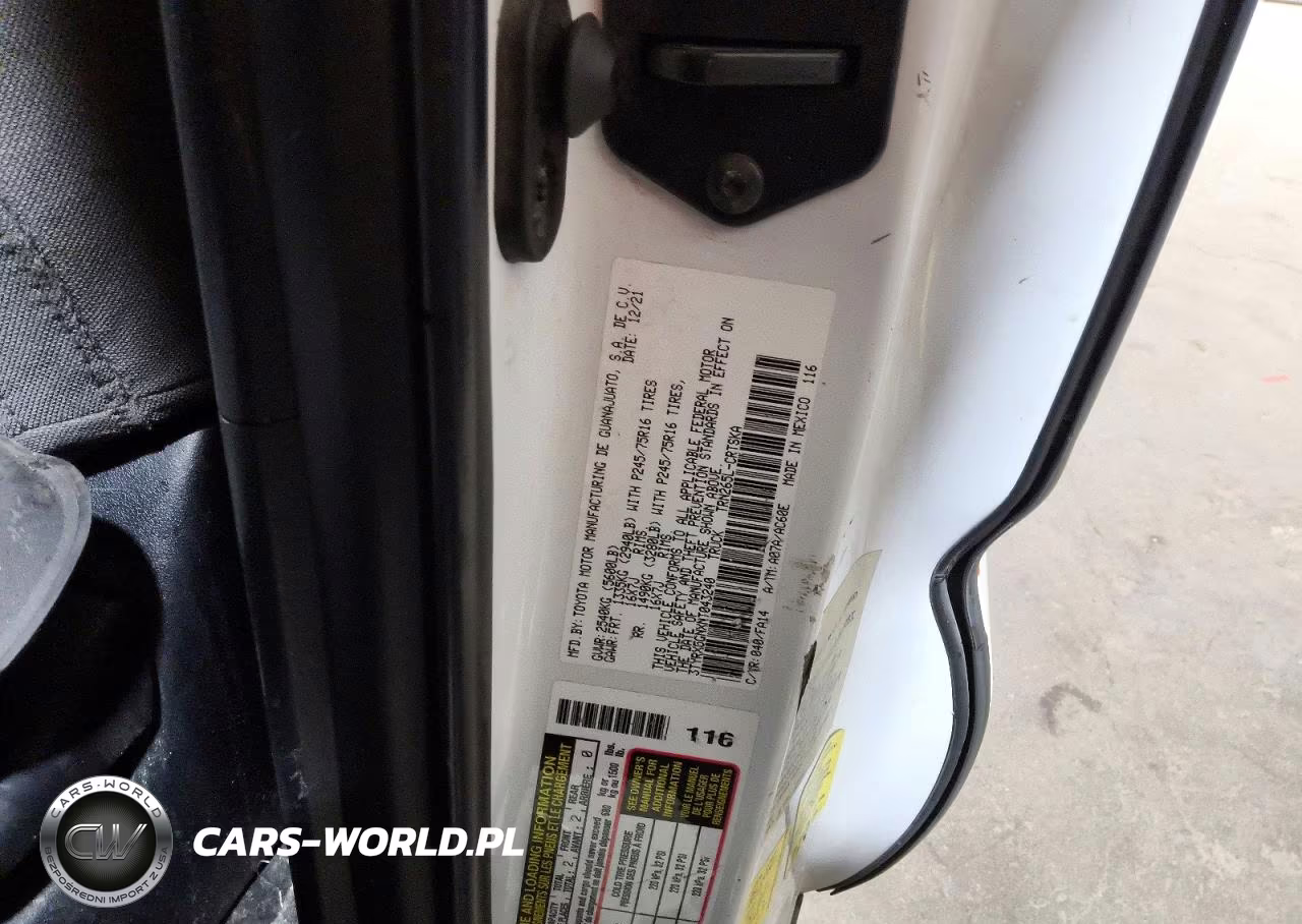 2022 Toyota Tacoma Sr VIN:3TYRX5GNXNT043240 - 12