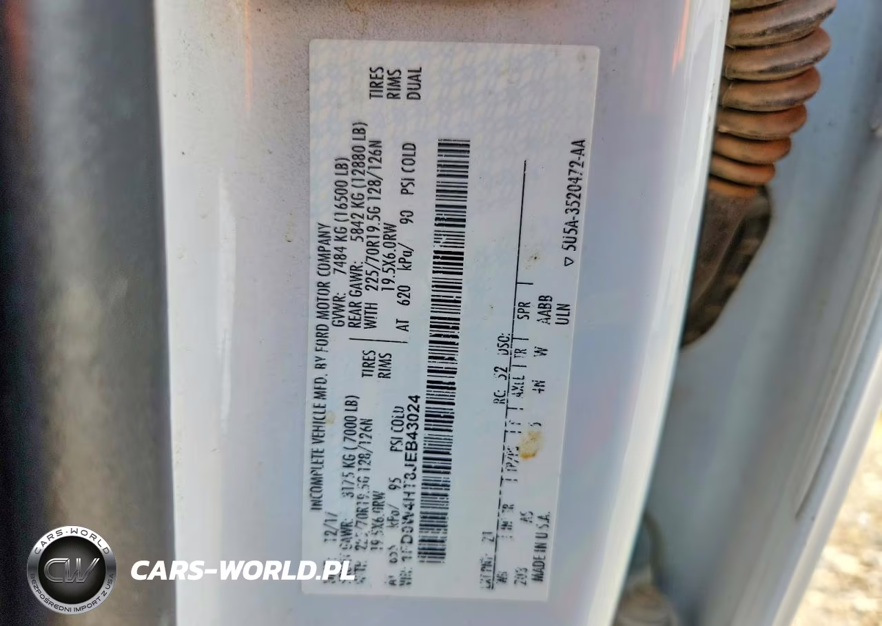 2018 Ford F450 Super Duty VIN:1FD0W4HT8JEB43024 - 13