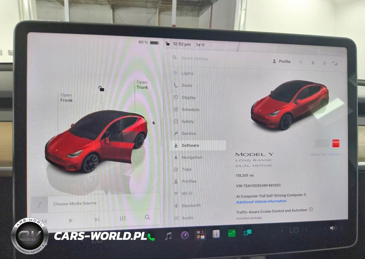 2022 Tesla Model Y VIN:7SAYGDEE4NF481263 - 9