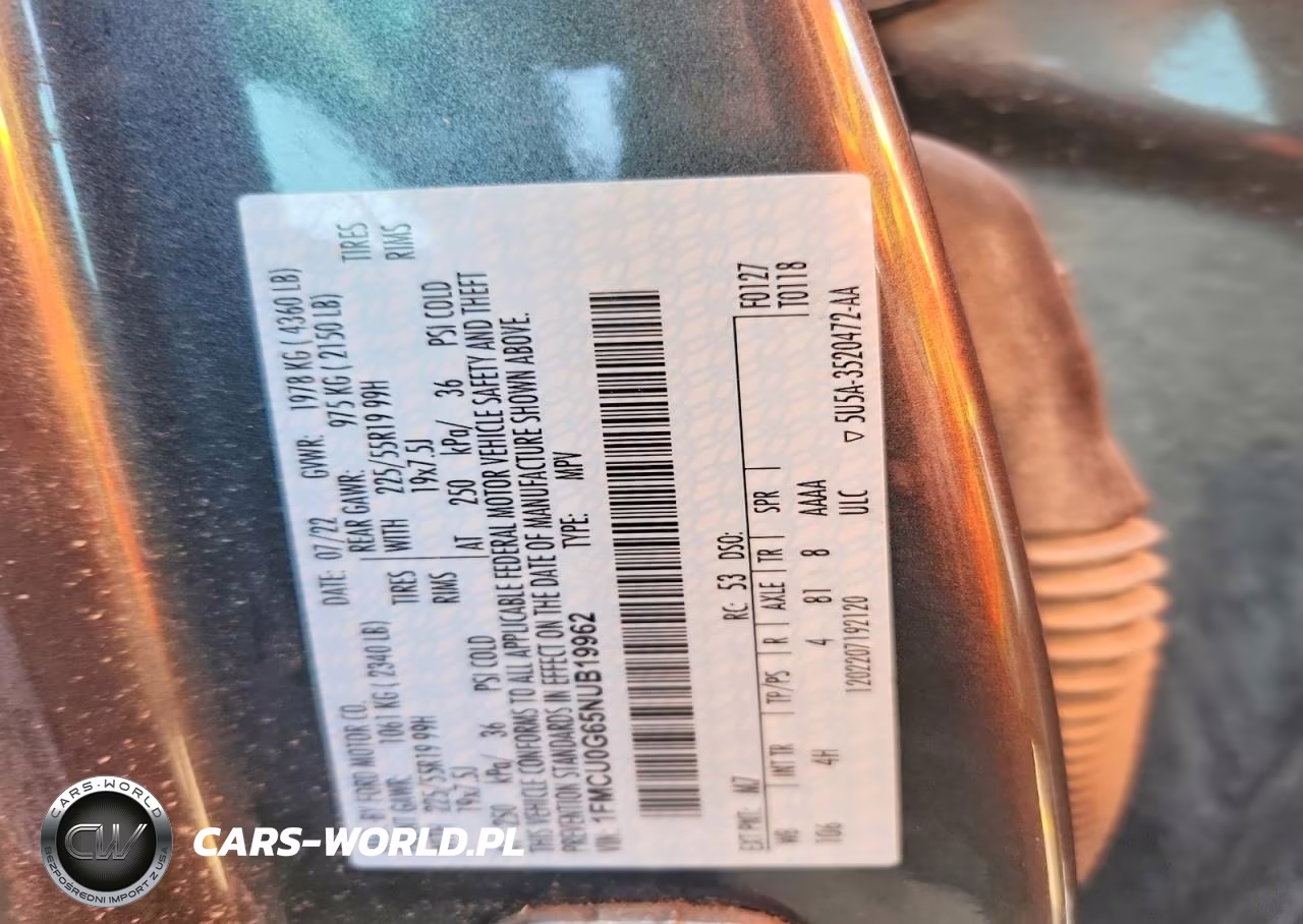 2022 Ford Escape Se VIN:1FMCU0G65NUB19962 - 13