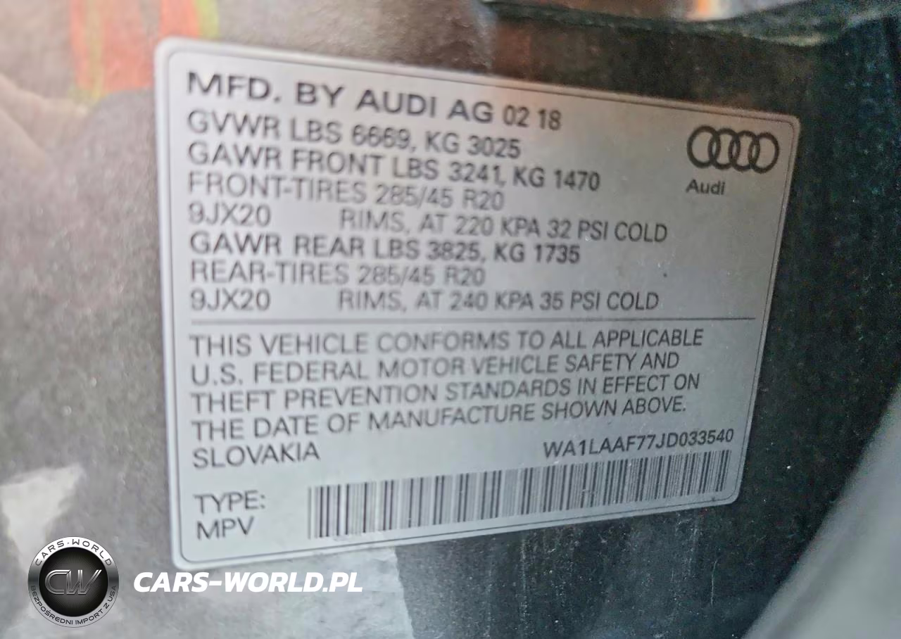 2018 Audi Q7 Premium Plus VIN:WA1LAAF77JD033540 - 13
