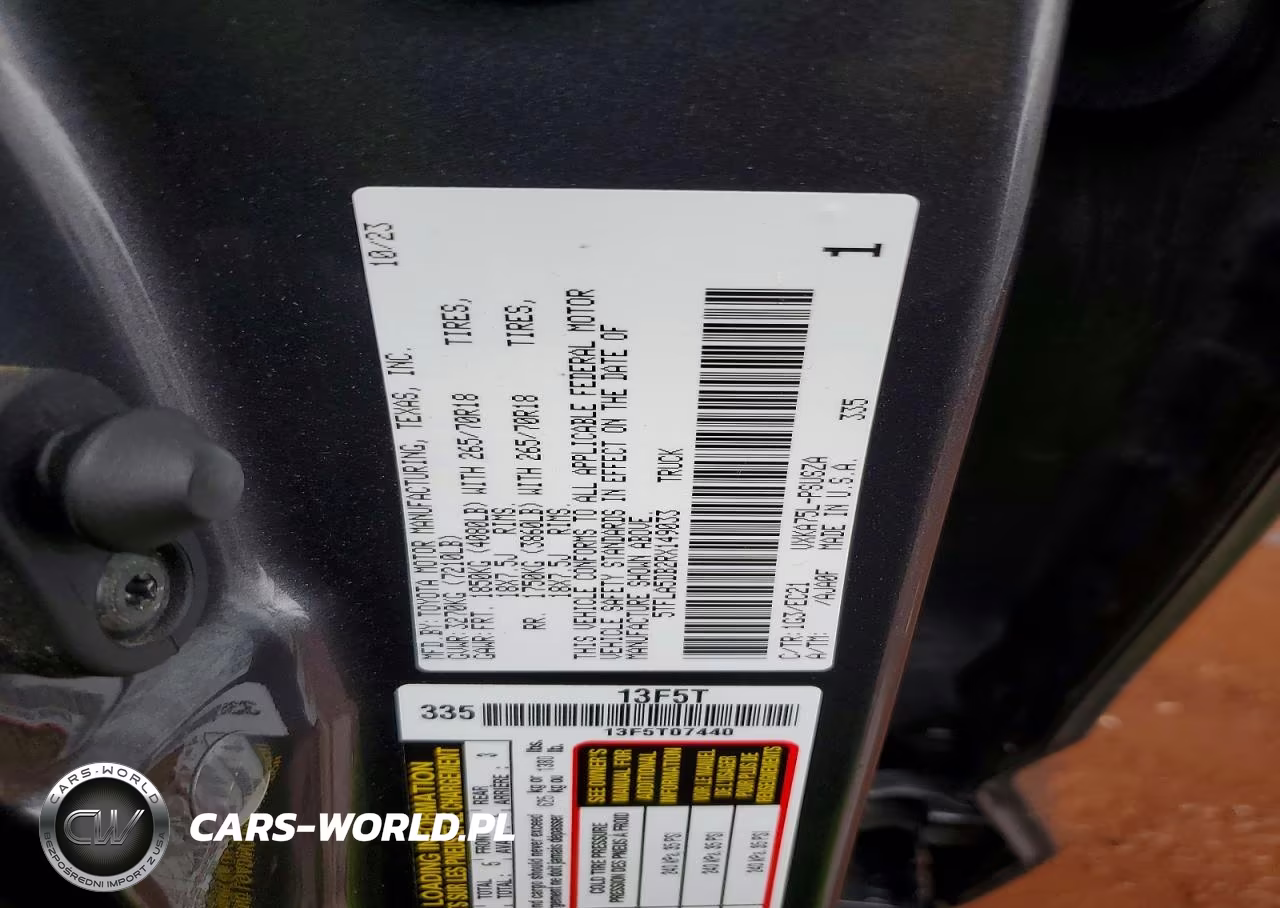 2024 Toyota Tundra Sr5 VIN:5TFLA5DB2RX149033 - 12