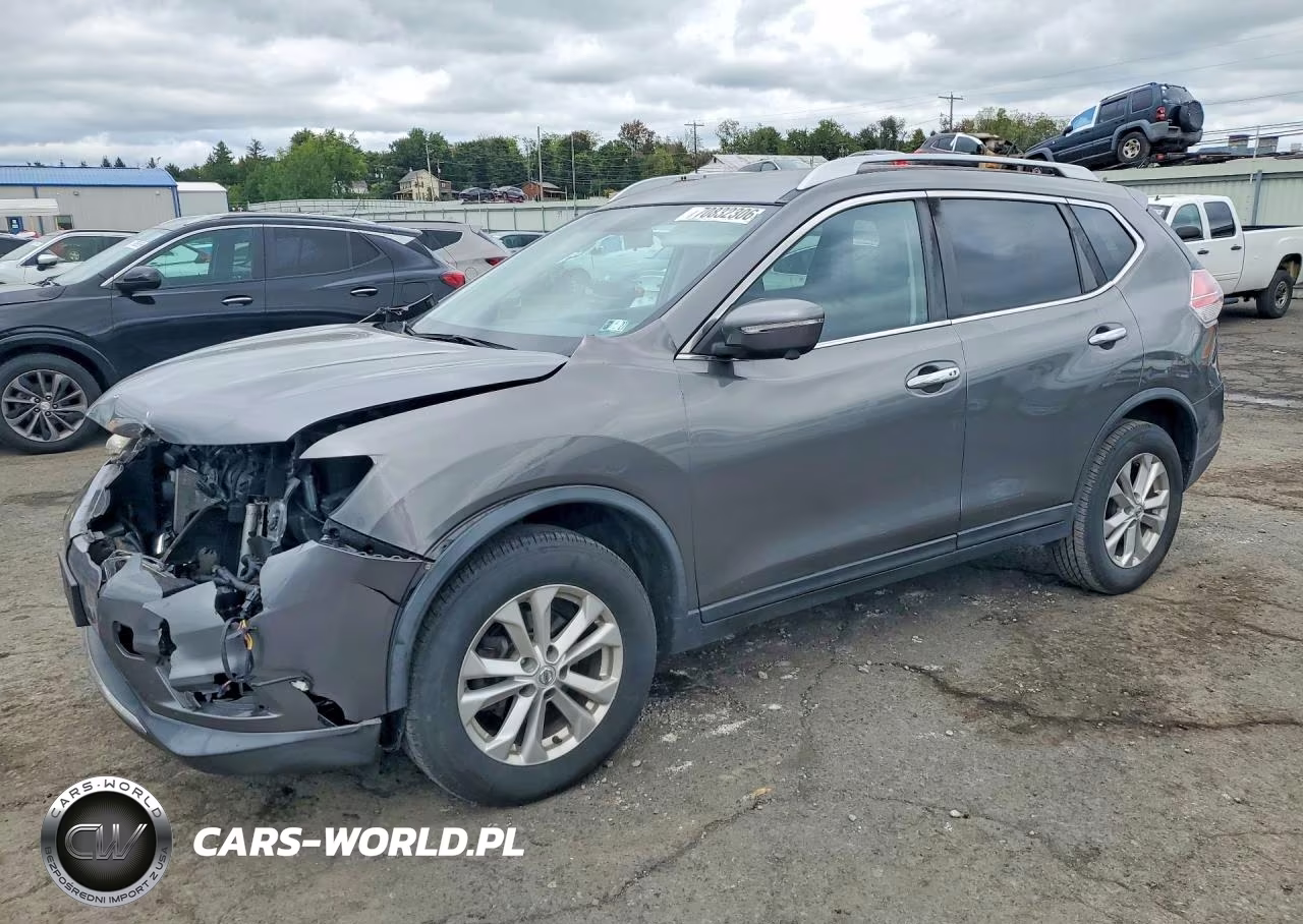 2016 Nissan Rogue Sv VIN:KNMAT2MV4GP668978 - 1