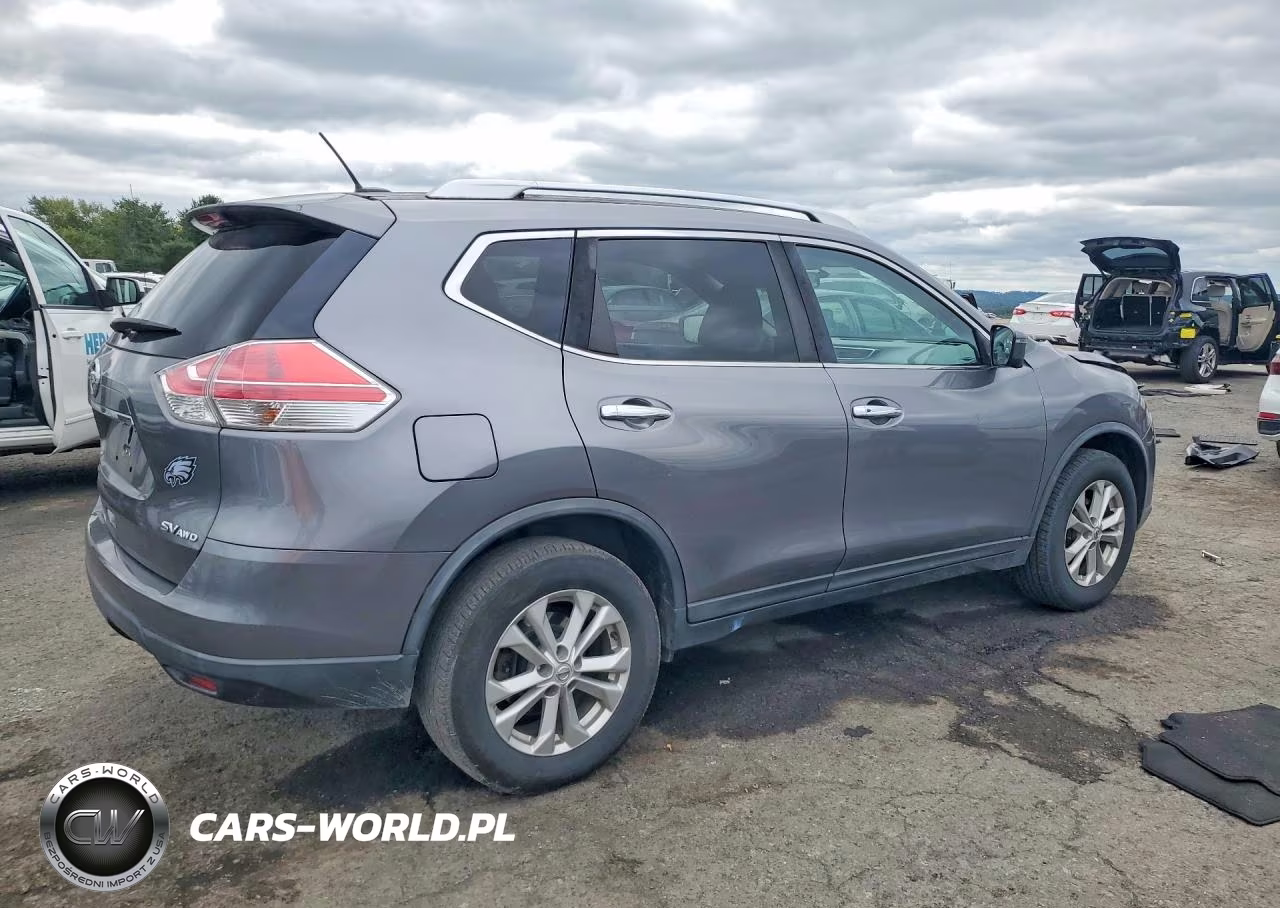 2016 Nissan Rogue Sv VIN:KNMAT2MV4GP668978 - 3