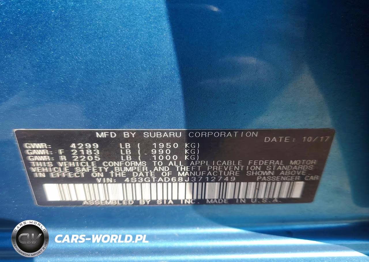 2018 Subaru Impreza Premium Plus VIN:4S3GTAD68J3712749 - 12