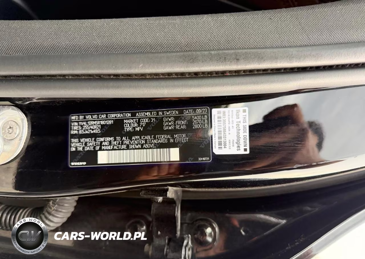 2024 Volvo Xc60 Ultimate VIN:YV4L12RM5R1801281 - 10