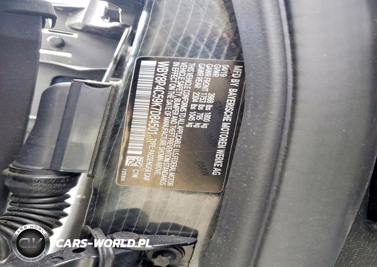 2019 BMW I3 Rex VIN:WBY8P4C59K7D84501 - 14
