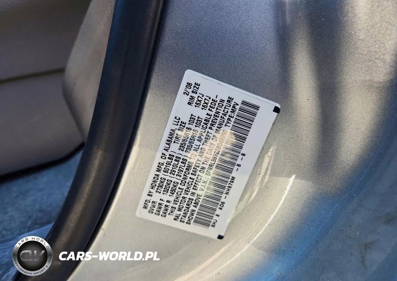 2008 Honda Odyssey Exl VIN:5FNRL38728B045990 - 14