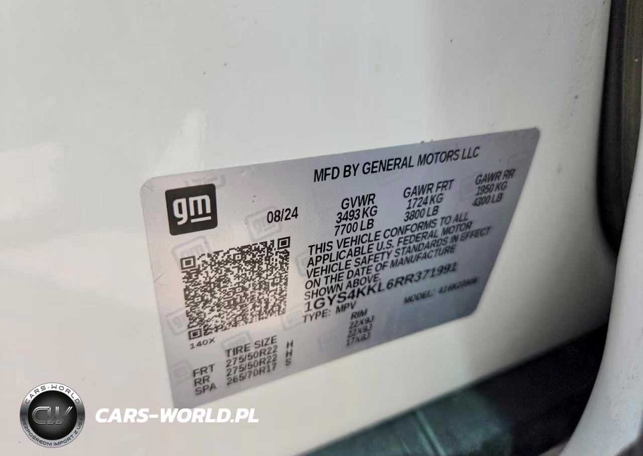 2024 Cadillac Escalade Esv Premium Luxury VIN:1GYS4KKL6RR371991 - 13
