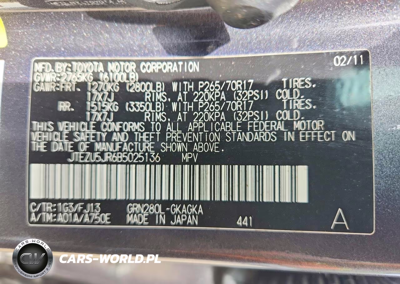 2011 Toyota 4Runner Sr5 VIN:JTEZU5JR6B5025136 - 14