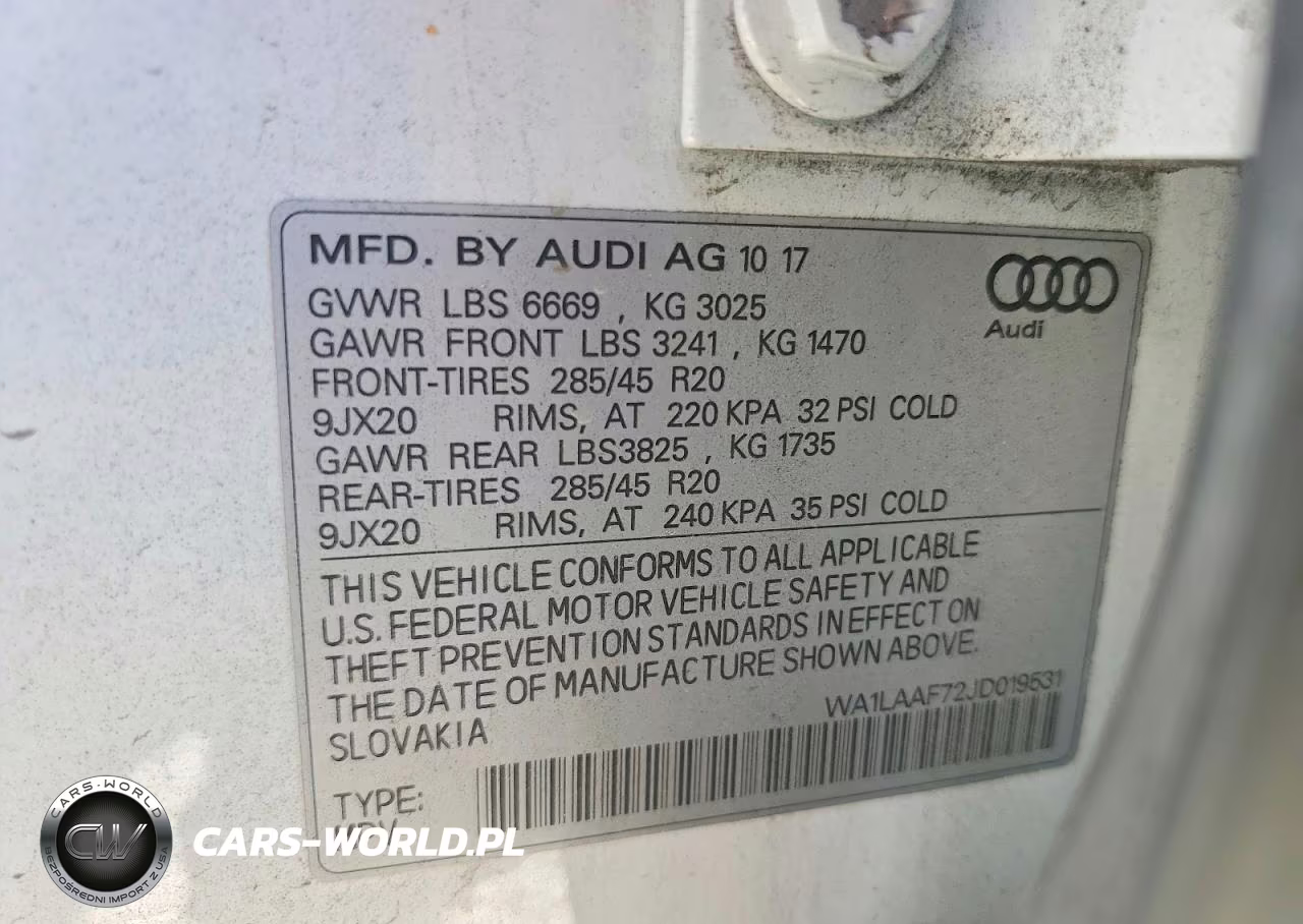 2018 Audi Q7 Premium Plus VIN:WA1LAAF72JD019531 - 14