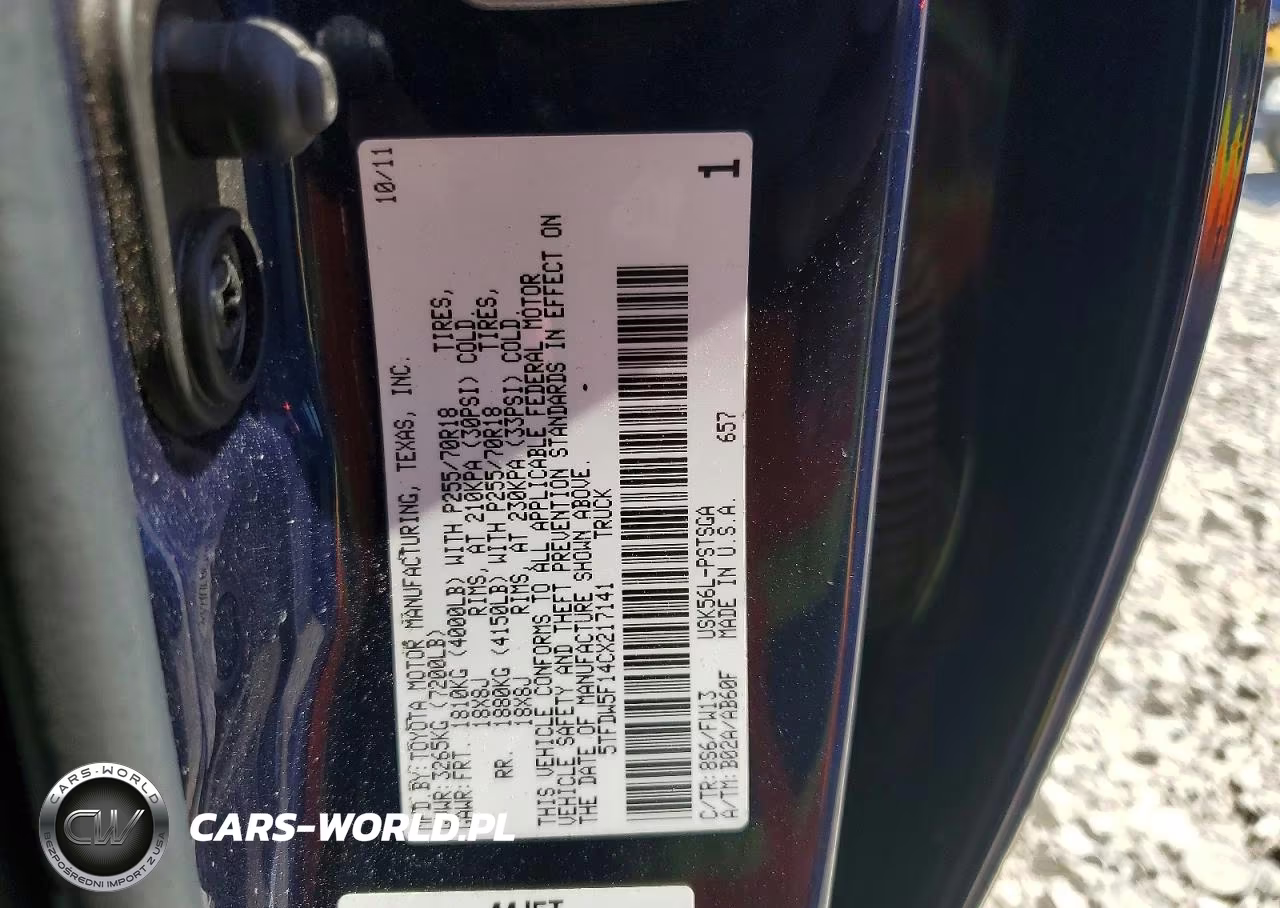 2012 Toyota Tundra Crewmax Sr5 VIN:5TFDW5F14CX217141 - 12