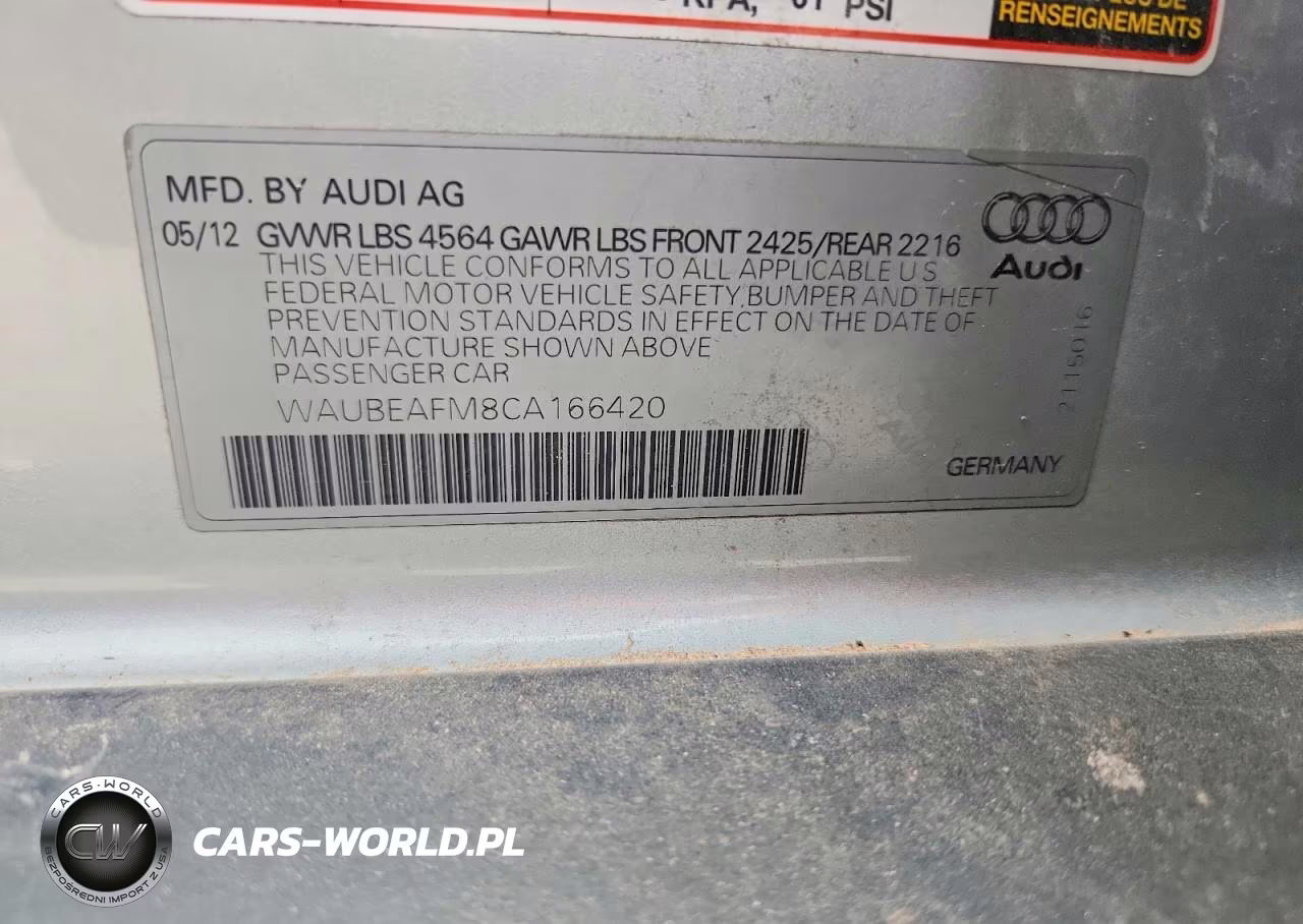 2012 Audi A3 Premium VIN:WAUBEAFM8CA166420 - 12