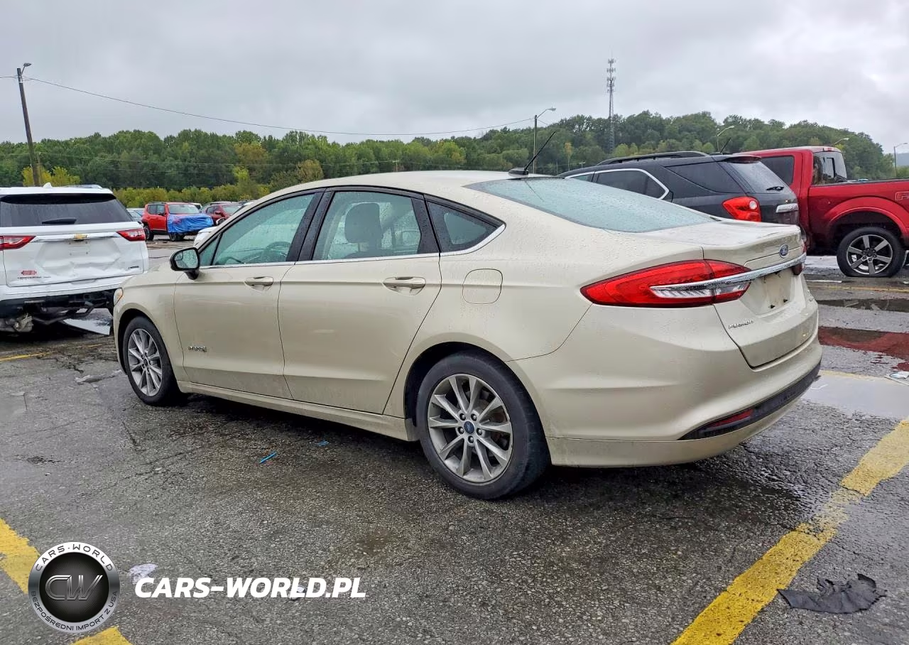 2017 Ford Fusion Se Hybrid VIN:3FA6P0LU8HR381599 - 2