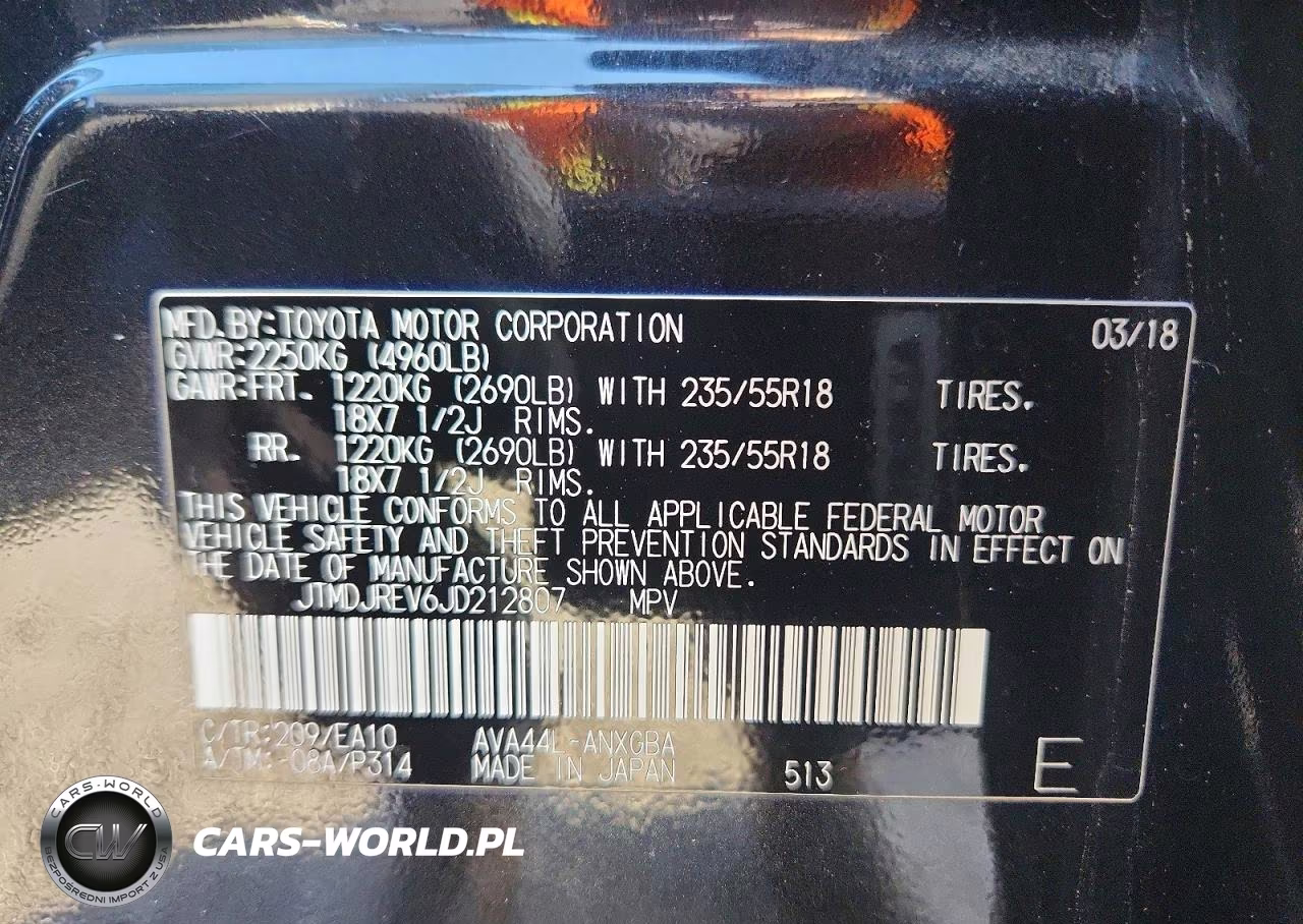 2018 Toyota Rav4 Hv Limited VIN:JTMDJREV6JD212807 - 13