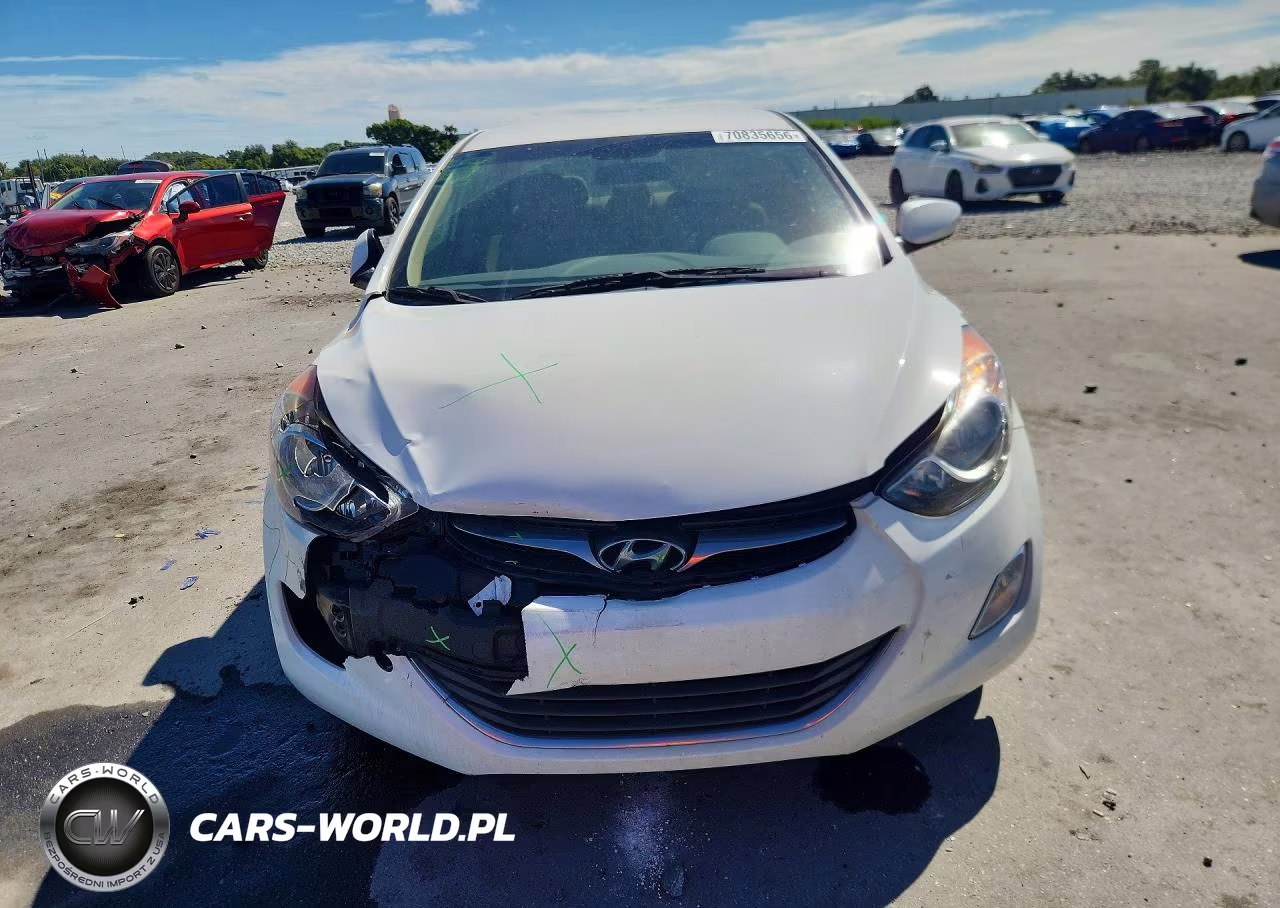 2013 Hyundai Elantra Gls VIN:5NPDH4AE1DH375531 - 5